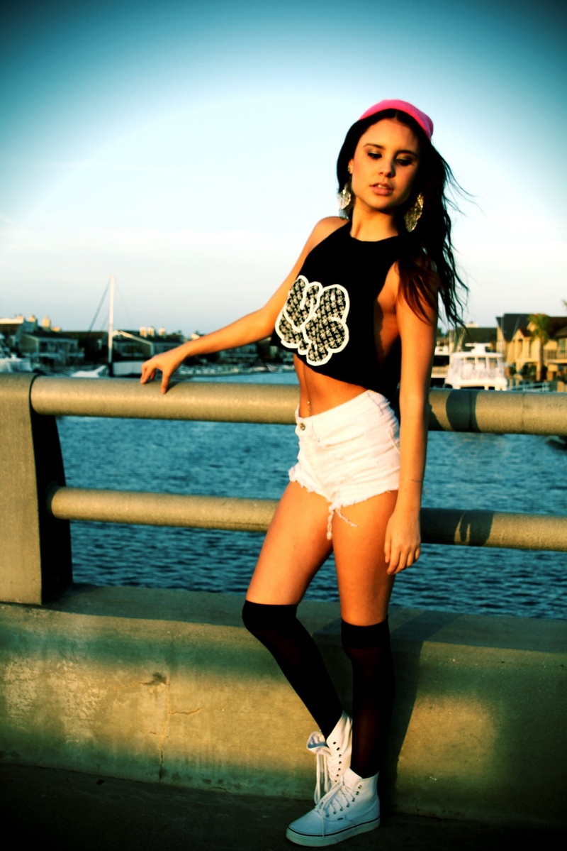 Female model photo shoot of Bree Garcia  in Huntington Beach CA