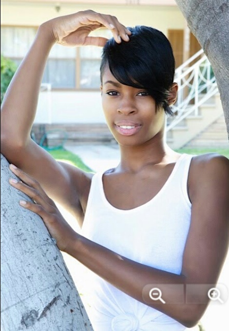 Female model photo shoot of Sharnae Booth in los angeles