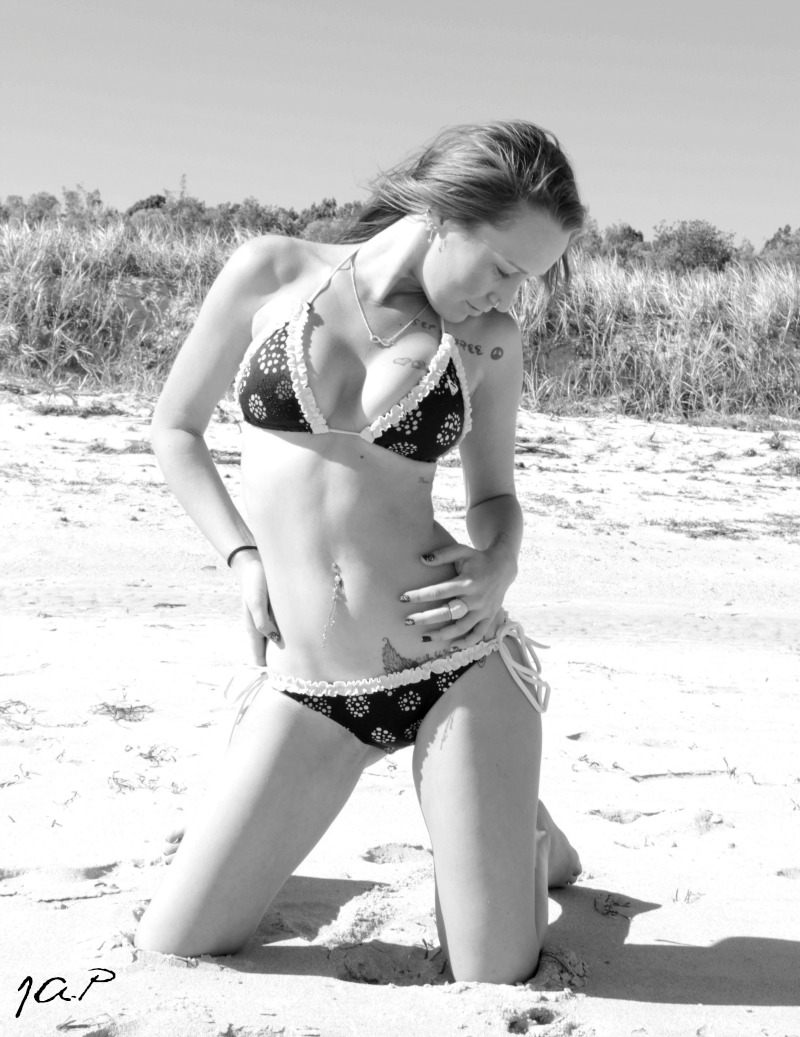 Female model photo shoot of Eboni-Lea Scala Muller in Bribie Island
