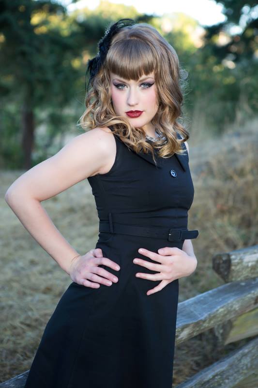 Female model photo shoot of Florence Fatale by Steve Lukinuk in Victoria, BC