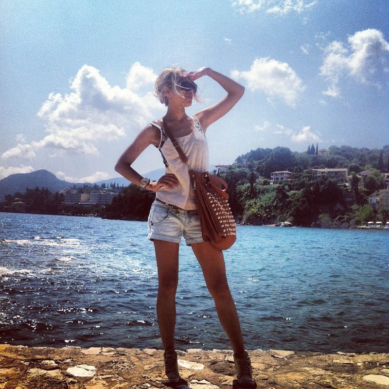 Female model photo shoot of Cate Rina in Corfu, Greece
