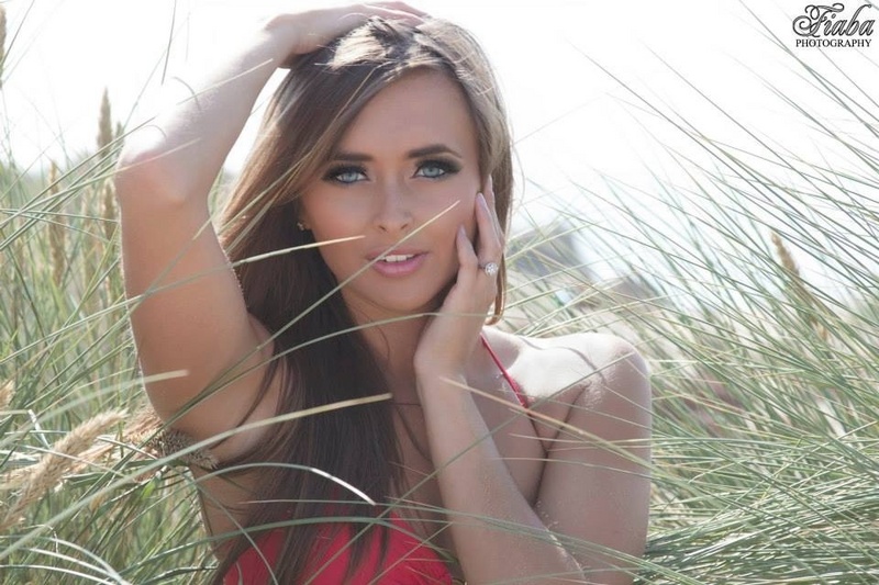 Female model photo shoot of Natalie Worrall in Liverpool / formby beach