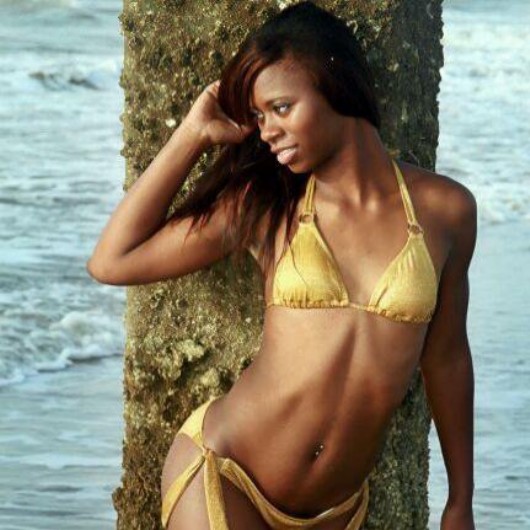 Female model photo shoot of Shardasha brown in tybee island