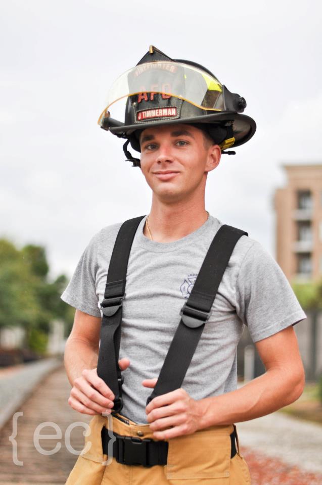 Male model photo shoot of Fireman Justin