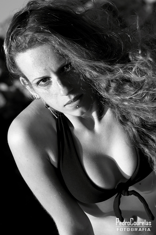 Female model photo shoot of Claudia Fonseca in Guincho