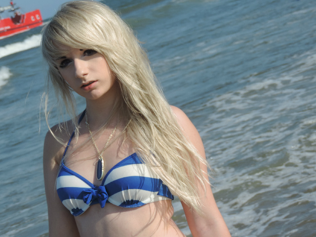 Female model photo shoot of Risa Fox in Virginia Beach 2013