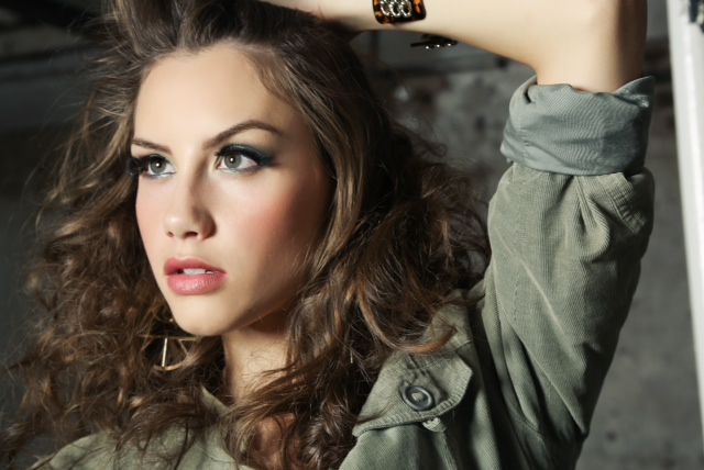 Female model photo shoot of KayCe Makeup Artist in London