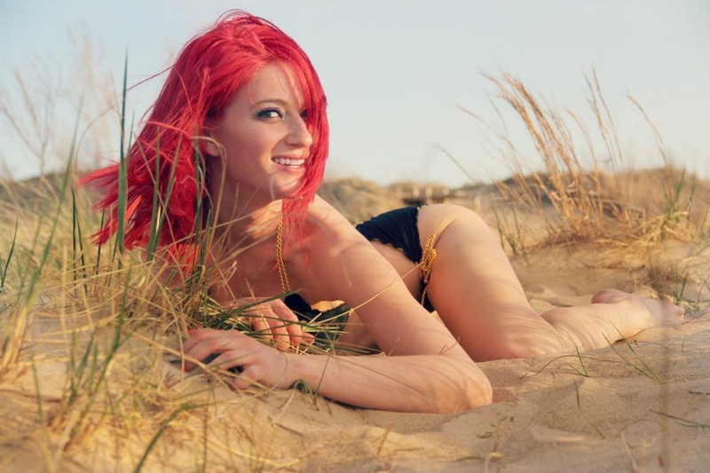 Female model photo shoot of Nevaeh Rae in Indiana Dunes