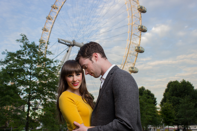 Male and Female model photo shoot of Patric Salo and DannieBenton in Embankment, London