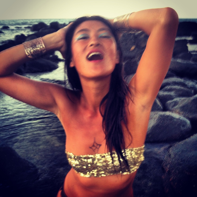 Female model photo shoot of Angel Starlove in Baby Beach, Maui