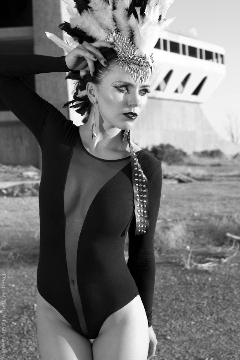 Female model photo shoot of CaraJean  by David M Bailey in Trotter Park, Az, makeup by Karla Medina MUA