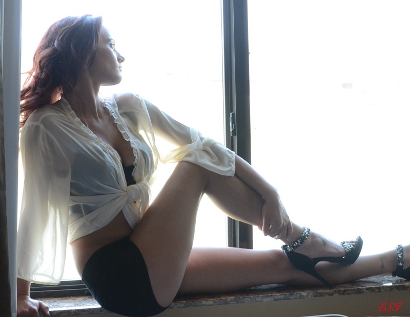 Female model photo shoot of Sarah_Alexis