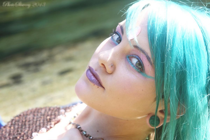 Female model photo shoot of AtreyuMarie in Three Pools, Willamette National Forest, Oregon