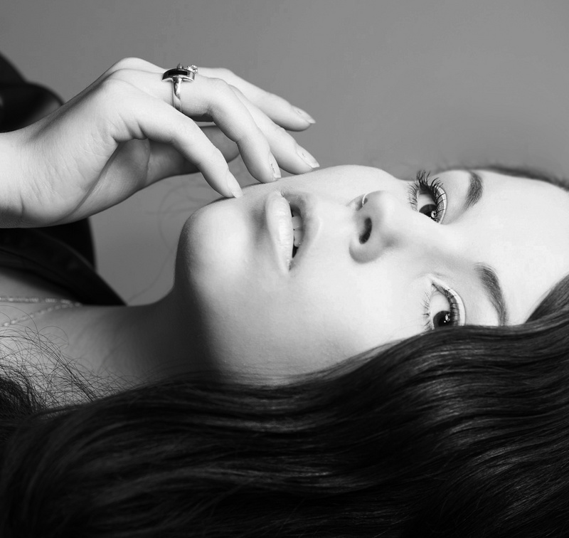 Female model photo shoot of Eni Viglas by Ryan MacLean, makeup by Eniko Viglas