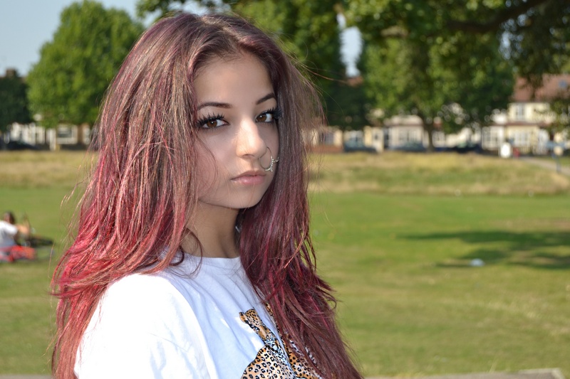 Female model photo shoot of Hanaa Dsilva in Romford, Cottons Park