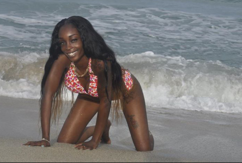 Female model photo shoot of CelisaChanel in fort lauderdale beach, fl