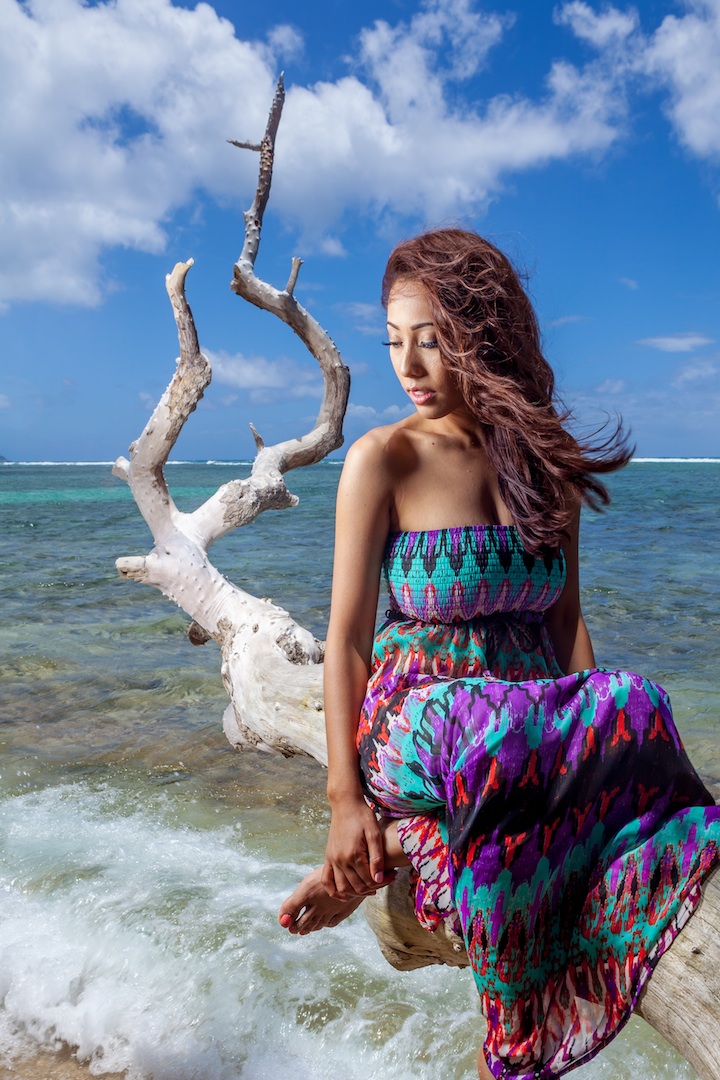 Female model photo shoot of Victoria Kalashian by musashi671 in Hawaii