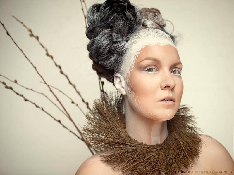 Female model photo shoot of Heather Deshea by David Parish in Loft Light Studio, makeup by ryan t romero