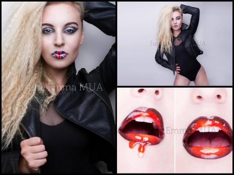 Female model photo shoot of Justine Emma Makeup by Matthew John 