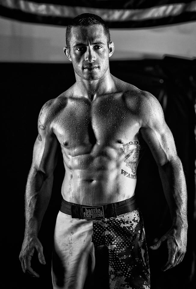 Male model photo shoot of K the Rockstar by Rick Belden Photography in Modern Warrior MMA