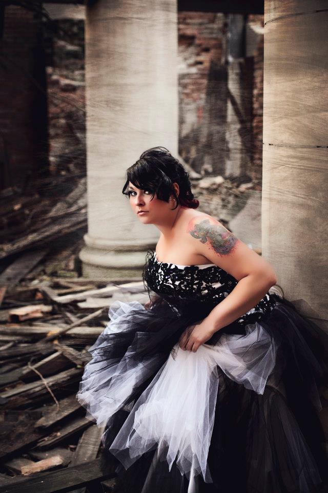 Female model photo shoot of Jillian Luttrell in Abandoned Methodist Church Gary, IN