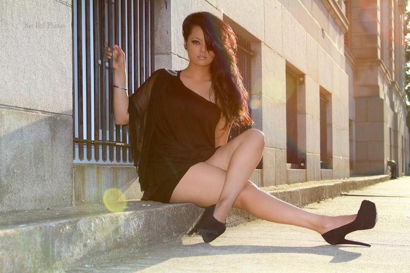 Female model photo shoot of GeenaMarie  by SeeBellPhotos