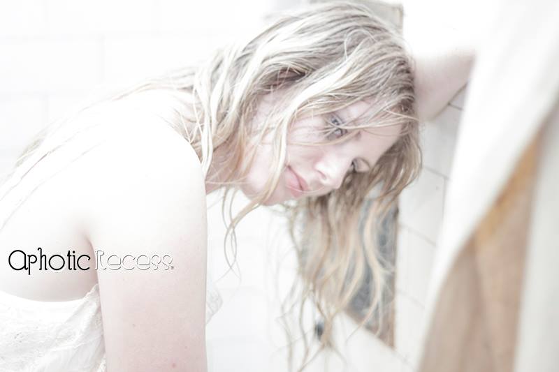 Female model photo shoot of ModMNWoman by Aphotic Recess in Creepy Shower
