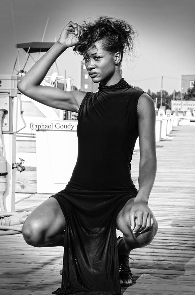 Female model photo shoot of RoseAnn The Model in Riverside Marina, Detroit, MI