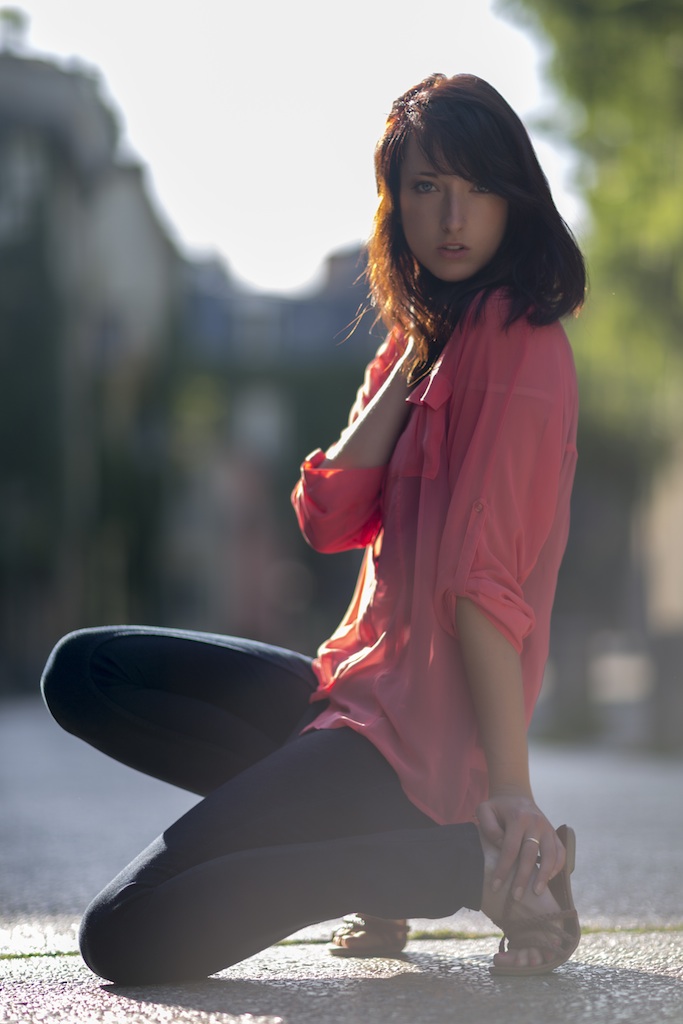 Female model photo shoot of Kaytee K  in Montmartre, Paris