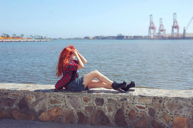 Female model photo shoot of Tany Crimson in Ensenada ,B.C.