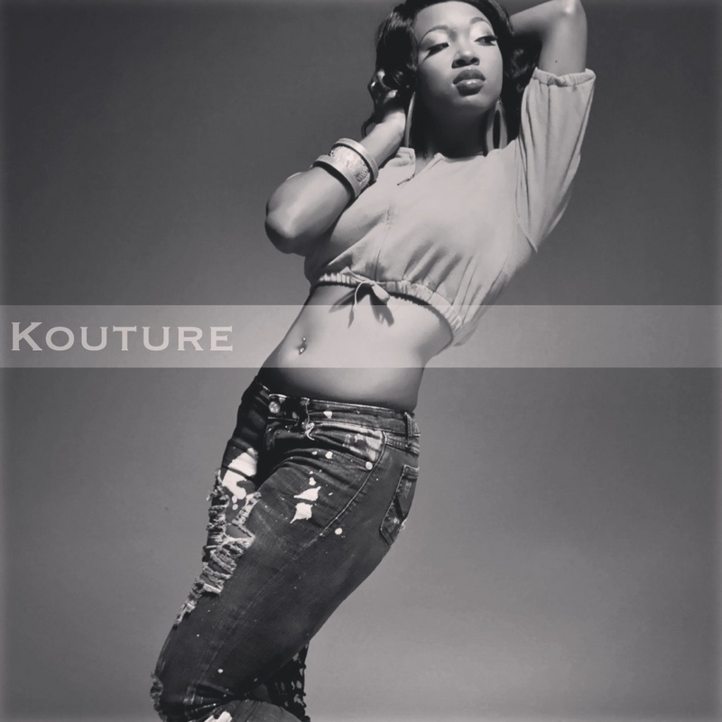 Female model photo shoot of Kouturely Made