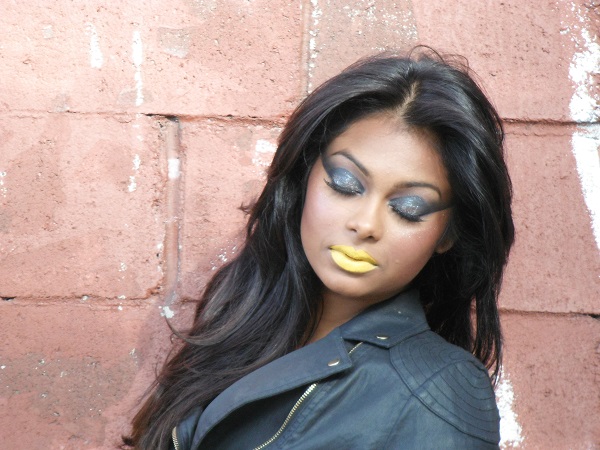 Female model photo shoot of mua_sherease in Dumbo Area - Brooklyn Bridge