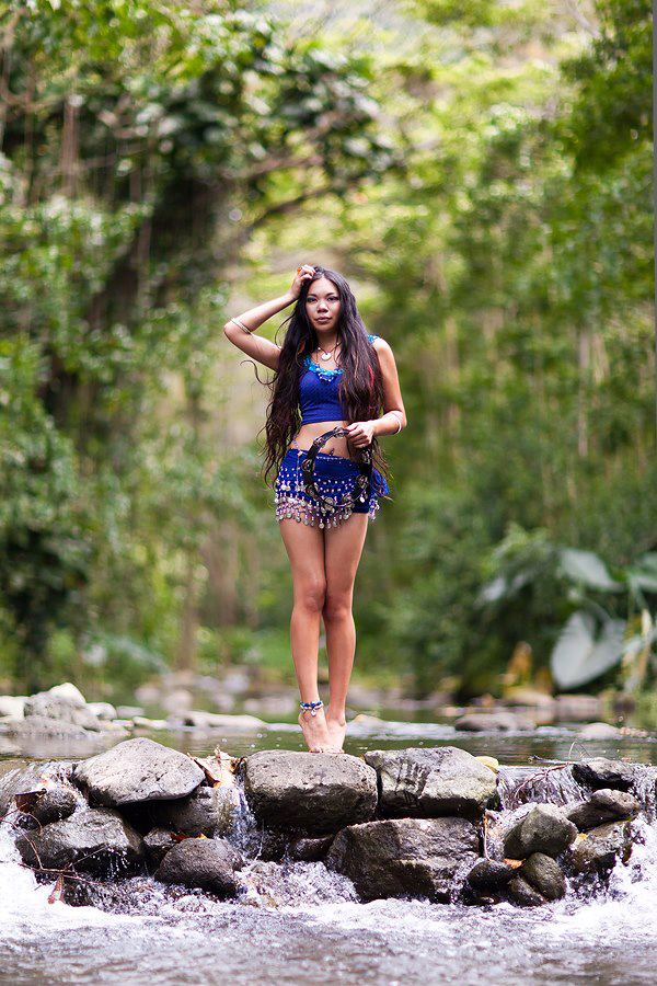 Female model photo shoot of Sloane lokelei in Hawai'i