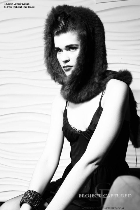 Female model photo shoot of TuxedoCat