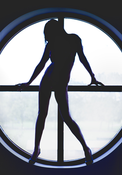 Female model photo shoot of cauchi in Top floor, Amazing window