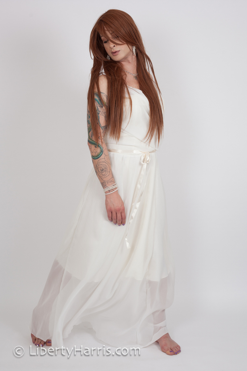 Female model photo shoot of TLC AltModel, clothing designed by Xandriana