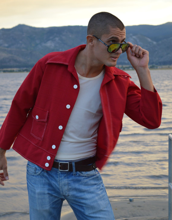 Male model photo shoot of DreamKalibur in http://www.etsy.com/listing/161377713/mens-red-retro-jacket-vintage-1970s-size?ref=shop_home_feat