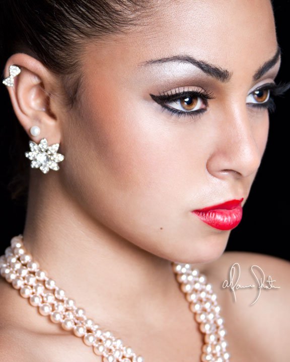 Female model photo shoot of Amor Makeup in Saint Pete