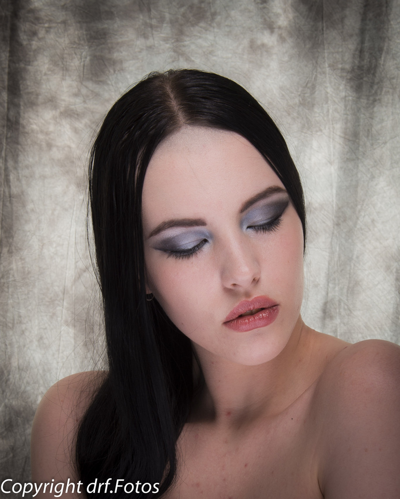 Female model photo shoot of Aesthetic Creations MUA in -