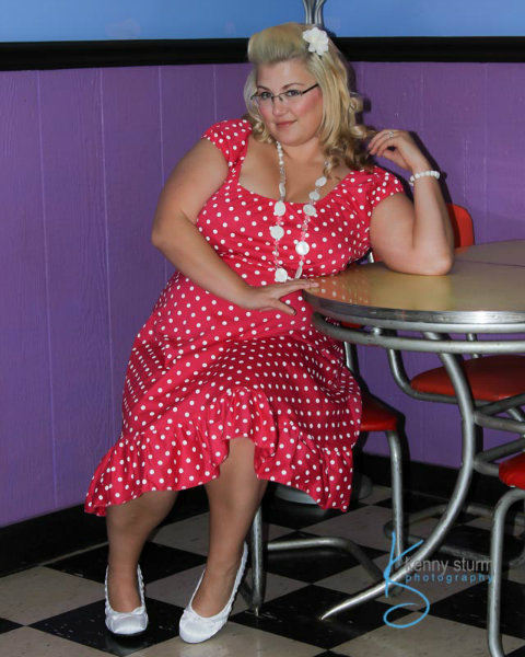 Female model photo shoot of KristenMae by Bombshell 814 in Zodiac Diner