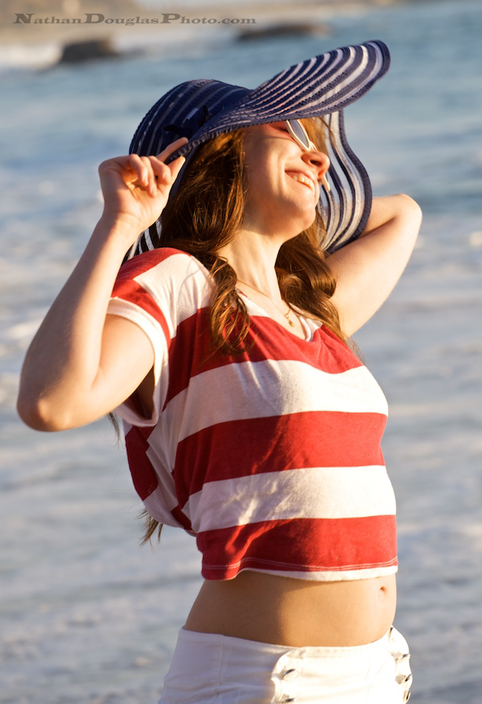 Female model photo shoot of Brittney Baum in Laguna Beach, California