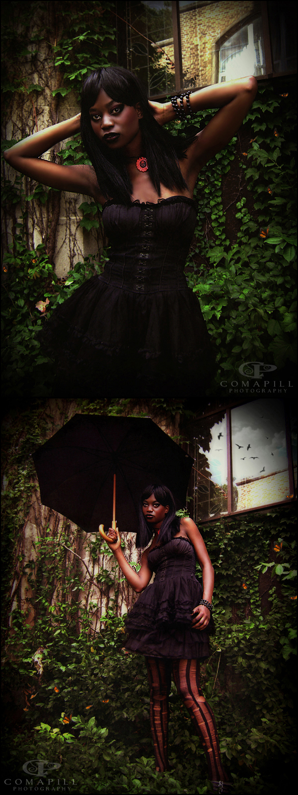 Female model photo shoot of Coma Pill Photography and Rain- Alt Model