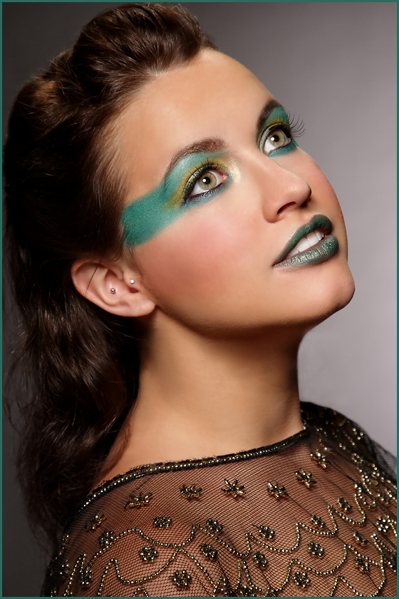 Female model photo shoot of Makeup by Jodie McGuire by Ray Sopczuk