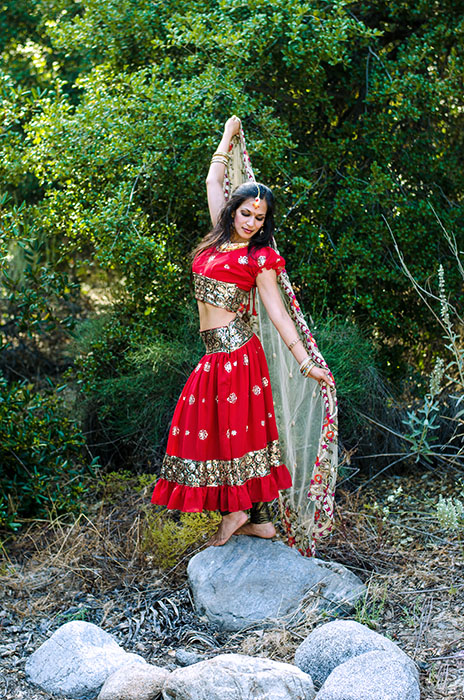 Female model photo shoot of Pragati Gupta in Eaton Canyon Trail - Pasadena