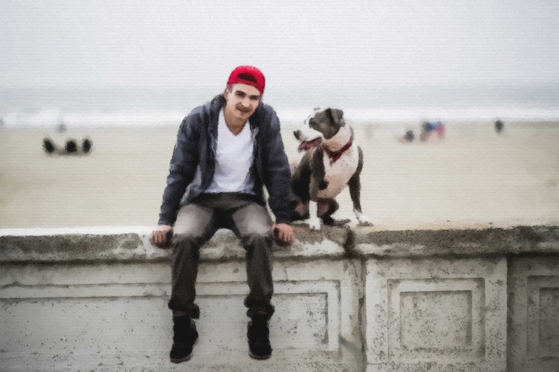 Male model photo shoot of Shapiro Productions and Adrian Sky in Ocean Beach, San Francisco