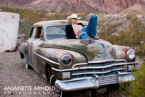 Male model photo shoot of Shawn ONeill by Anjanette Arnold in nelson ghost town NV