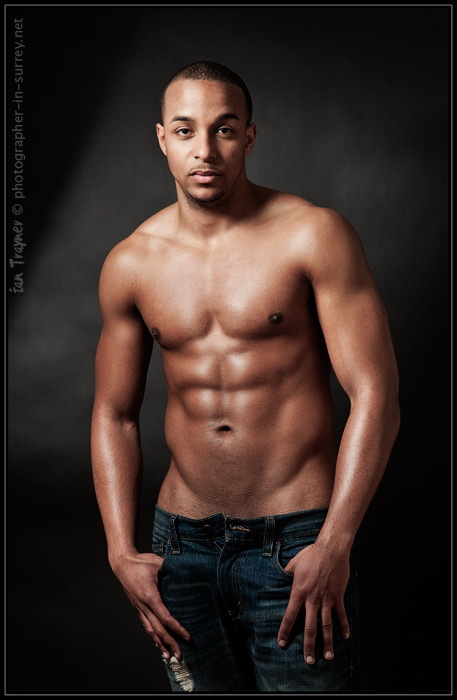 Male model photo shoot of photographer-in-surrey and Frankk in studio