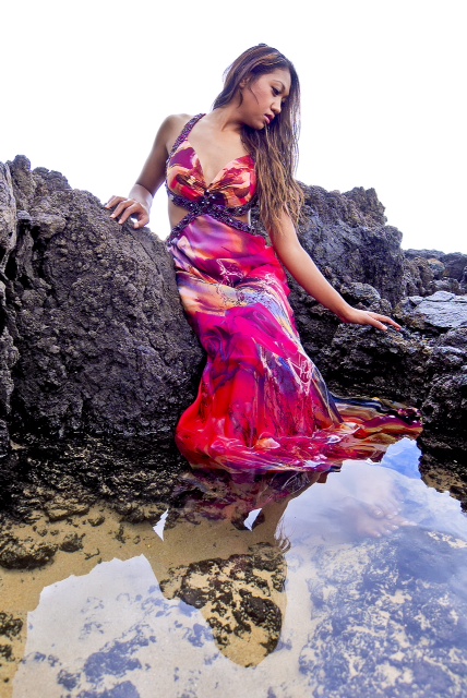 Female model photo shoot of Maise Tuipulotu in Maui, Hawaii