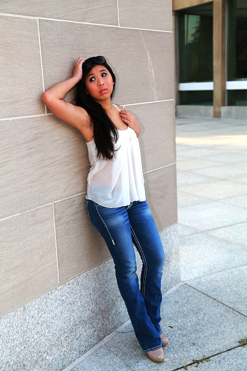 Female model photo shoot of Angela Nguyen by MajorLeague Photography