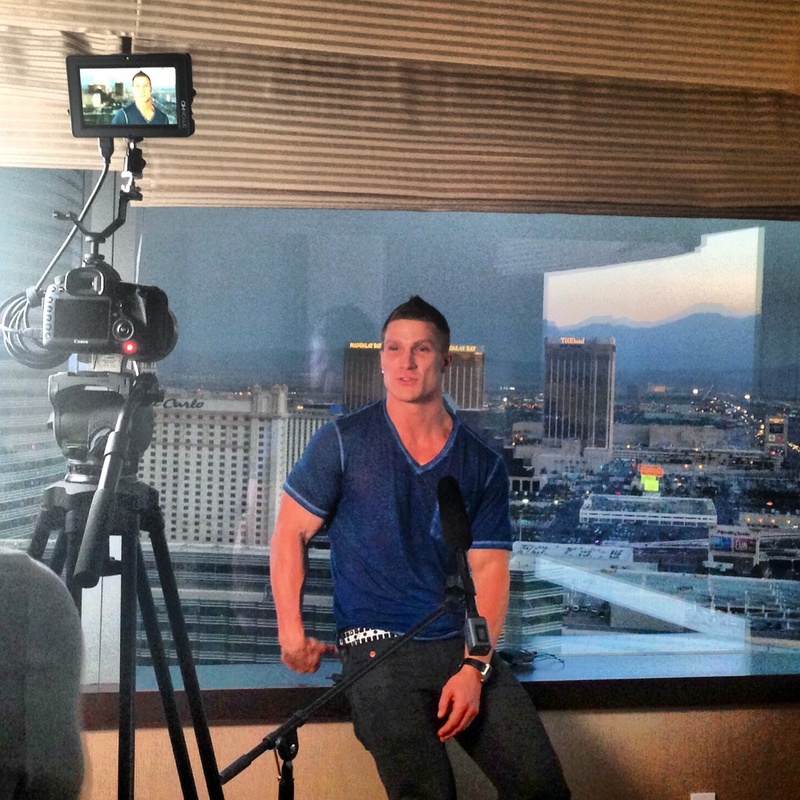 Male model photo shoot of Kyle Efthemes in Aria casino, Las Vegas